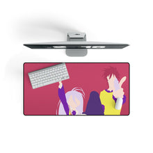Load image into Gallery viewer, Shiro + Sora (No Game No Life) by Klikster Mouse Pad (Desk Mat) On Desk