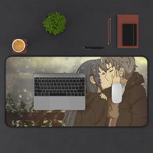Load image into Gallery viewer, Sakuta x Mai Mouse Pad (Desk Mat) With Laptop