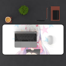 Load image into Gallery viewer, EroManga-Sensei Mouse Pad (Desk Mat) With Laptop