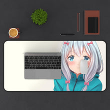 Load image into Gallery viewer, EroManga-Sensei Mouse Pad (Desk Mat) With Laptop