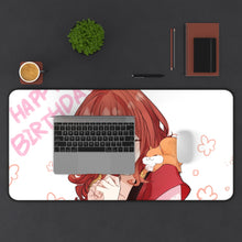 Load image into Gallery viewer, Yona Of The Dawn Mouse Pad (Desk Mat) With Laptop