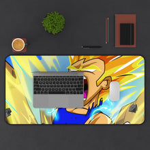 Load image into Gallery viewer, Vegeta (Dragon Ball) Mouse Pad (Desk Mat) With Laptop