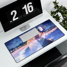Load image into Gallery viewer, Your Name. Mouse Pad (Desk Mat) With Laptop