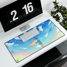 Load image into Gallery viewer, Nisekoi Chitoge Kirisaki Mouse Pad (Desk Mat) With Laptop