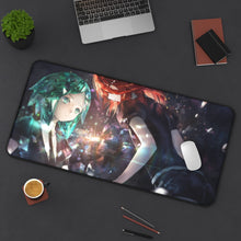 Load image into Gallery viewer, Houseki no Kuni - Cinnabar and Phos Mouse Pad (Desk Mat) On Desk