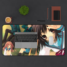 Load image into Gallery viewer, The Melancholy Of Haruhi Suzumiya Mouse Pad (Desk Mat) With Laptop