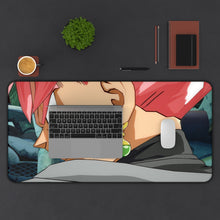 Load image into Gallery viewer, Black Goku Mouse Pad (Desk Mat) With Laptop