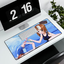 Load image into Gallery viewer, Girls und Panzer Mouse Pad (Desk Mat) With Laptop