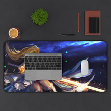 Load image into Gallery viewer, Saber (Fate Series) Mouse Pad (Desk Mat) With Laptop