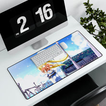 Load image into Gallery viewer, Magical Girl Lyrical Nanoha Mouse Pad (Desk Mat) With Laptop