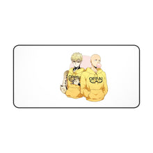 Load image into Gallery viewer, Genos and Saitama Mouse Pad (Desk Mat)