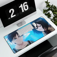 Load image into Gallery viewer, Eren and Mikasa Mouse Pad (Desk Mat)