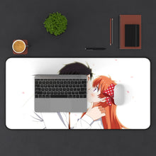 Load image into Gallery viewer, Monthly Girls' Nozaki-kun Chiyo Sakura, Umetarou Nozaki Mouse Pad (Desk Mat) With Laptop