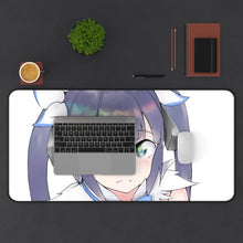 Load image into Gallery viewer, Is It Wrong To Try To Pick Up Girls In A Dungeon? Mouse Pad (Desk Mat) With Laptop