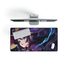 Load image into Gallery viewer, Mona, Genshin Impact, Art, Mouse Pad (Desk Mat)