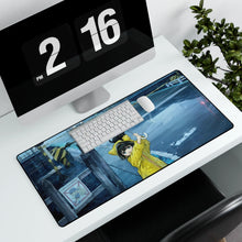 Load image into Gallery viewer, Little girl going on a walk under the rain Mouse Pad (Desk Mat) With Laptop