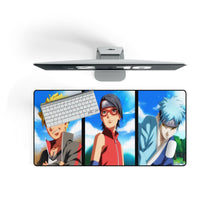Load image into Gallery viewer, Boruto,Sarada and Mitsuki Mouse Pad (Desk Mat) On Desk