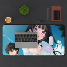 Load image into Gallery viewer, Hyouka Eru Chitanda Mouse Pad (Desk Mat) With Laptop