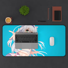 Load image into Gallery viewer, Rokudenashi Majutsu Koushi To Akashic Records Sistine Fibel Mouse Pad (Desk Mat) With Laptop