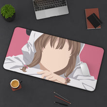 Load image into Gallery viewer, Kaede Azusagawa from Seishun Buta Yarou wa Bunny Girl Senpai no Yume wo Minai Mouse Pad (Desk Mat) With Laptop