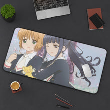 Load image into Gallery viewer, Cardcaptor Sakura Sakura Kinomoto, Tomoyo Daidouji Mouse Pad (Desk Mat) On Desk