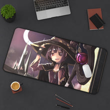 Load image into Gallery viewer, Dark Megumin Mouse Pad (Desk Mat) On Desk