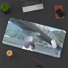 Load image into Gallery viewer, Laid-Back Camp Mouse Pad (Desk Mat) On Desk
