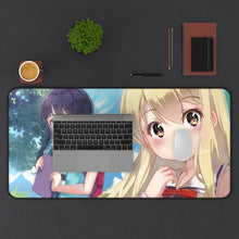 Load image into Gallery viewer, Aho Girl Mouse Pad (Desk Mat) With Laptop