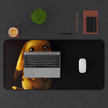 Load image into Gallery viewer, Pikachu Mouse Pad (Desk Mat) With Laptop