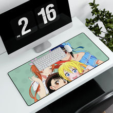 Load image into Gallery viewer, Nisekoi Chitoge Kirisaki, Kosaki Onodera, Seishirou Tsugumi, Marika Tachibana Mouse Pad (Desk Mat) With Laptop