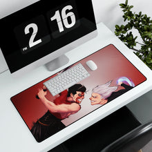 Load image into Gallery viewer, Anime One-Punch Man Mouse Pad (Desk Mat) With Laptop