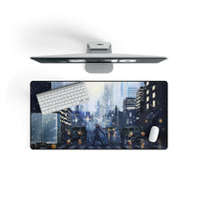 Load image into Gallery viewer, Anime Girl Crossing the Road in the Rain Mouse Pad (Desk Mat) On Desk