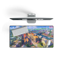 Load image into Gallery viewer, Anime City Mouse Pad (Desk Mat) On Desk