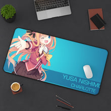 Load image into Gallery viewer, Yusa Nishimori Smile Mouse Pad (Desk Mat) On Desk