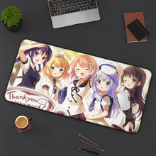 Load image into Gallery viewer, Is The Order A Rabbit? Mouse Pad (Desk Mat) On Desk