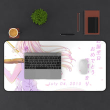 Load image into Gallery viewer, Your Lie In April Mouse Pad (Desk Mat) With Laptop