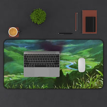 Load image into Gallery viewer, Princess Mononoke Mouse Pad (Desk Mat) With Laptop