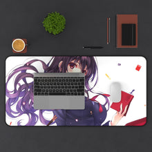 Load image into Gallery viewer, Utaha Kasumigaoka Mouse Pad (Desk Mat) With Laptop
