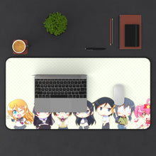 Load image into Gallery viewer, Oreimo Kirino Kousaka, Ayase Aragaki, Manami Tamura, Saori Makishima, Meruru Mouse Pad (Desk Mat) With Laptop