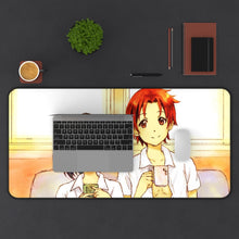 Load image into Gallery viewer, Kokoro Connect Himeko Inaba, Taichi Yaegashi Mouse Pad (Desk Mat) With Laptop