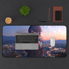 Load image into Gallery viewer, Laid-Back Camp Mouse Pad (Desk Mat) With Laptop