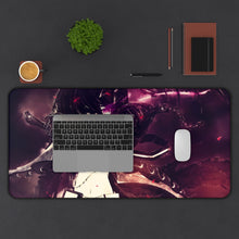 Load image into Gallery viewer, Black Rock Shooter Mouse Pad (Desk Mat) With Laptop