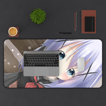 Load image into Gallery viewer, Is The Order A Rabbit? Mouse Pad (Desk Mat) With Laptop