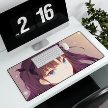 Load image into Gallery viewer, Rin Tohsaka Mouse Pad (Desk Mat) With Laptop