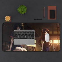 Load image into Gallery viewer, Mei and Izumi Mouse Pad (Desk Mat) With Laptop