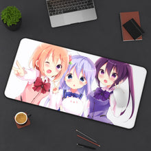 Load image into Gallery viewer, Is The Order A Rabbit? Mouse Pad (Desk Mat) On Desk