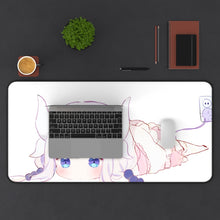 Load image into Gallery viewer, Miss Kobayashi's Dragon Maid Kanna Kamui, Kobayashi San Chi No Maid Dragon Mouse Pad (Desk Mat) With Laptop