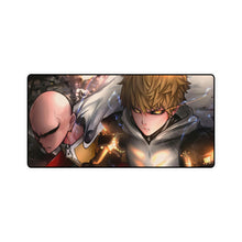 Load image into Gallery viewer, Saitama, Genos, One Punch Man, Mouse Pad (Desk Mat)