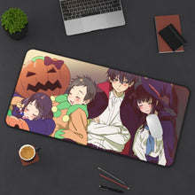 Load image into Gallery viewer, Hyouka Eru Chitanda, Satoshi Fukube, Mayaka Ibara Mouse Pad (Desk Mat) On Desk