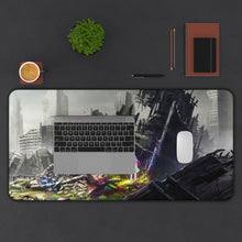Load image into Gallery viewer, Anime Post Apocalyptic Mouse Pad (Desk Mat) With Laptop